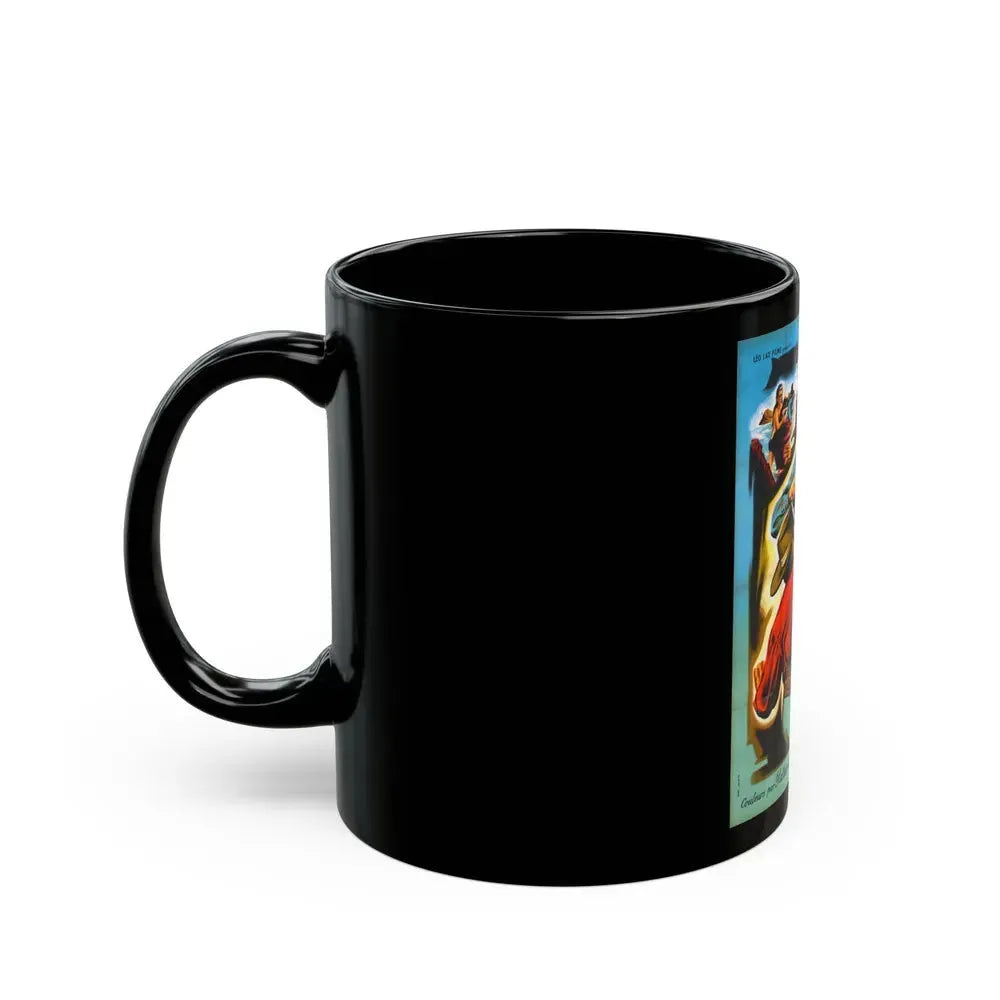 APACHE WOMAN (FRENCH) 1955 Movie Poster - Black Coffee Mug - Go Mug Yourself