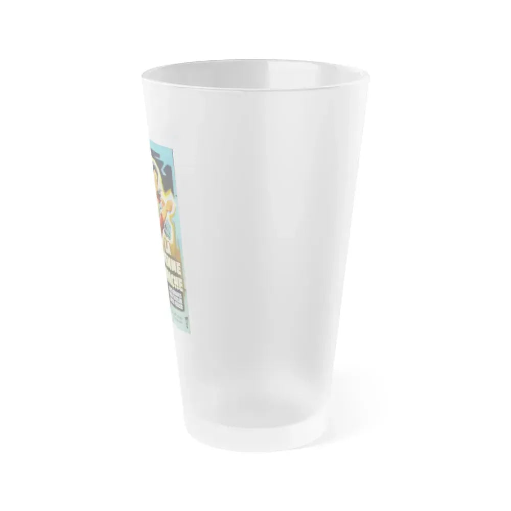 APACHE WOMAN (FRENCH) 1955 Movie Poster - Frosted Pint Glass 16oz - Go Mug Yourself