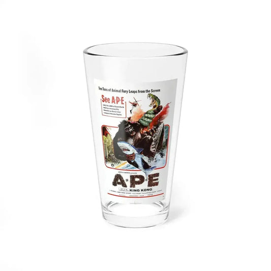 APE (KINGKONG, A-P-E) 1976 Movie Poster - Pint Glass 16oz 16oz - Go Mug Yourself