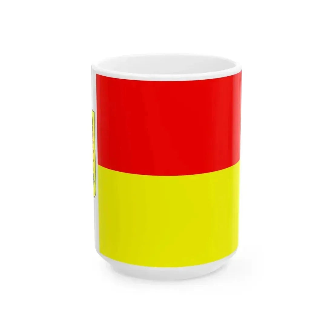 Apeldoorn vlag 2-1 (Netherlands) White Coffee Mug 15oz - Go Mug Yourself