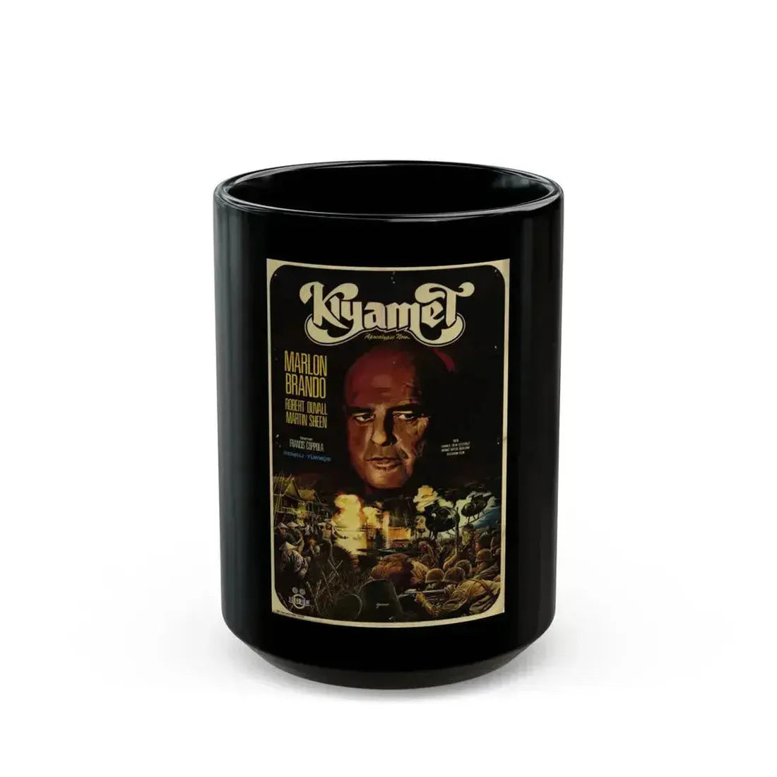 APOCALYPSE NOW (FOREIGN) 1979 Movie Poster - Black Coffee Mug 15oz - Go Mug Yourself