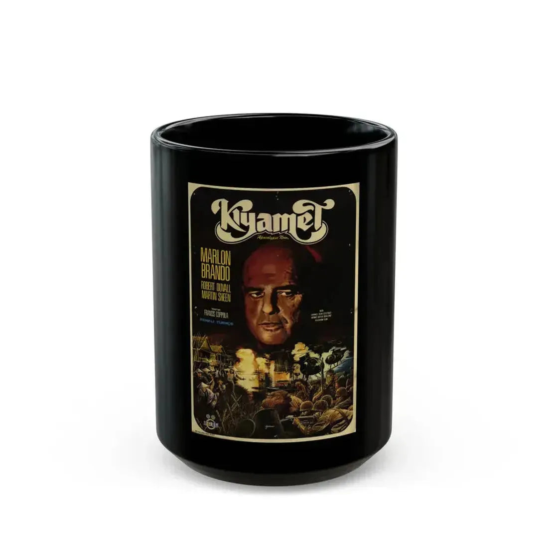 APOCALYPSE NOW (FOREIGN) 1979 Movie Poster - Black Coffee Mug - Go Mug Yourself