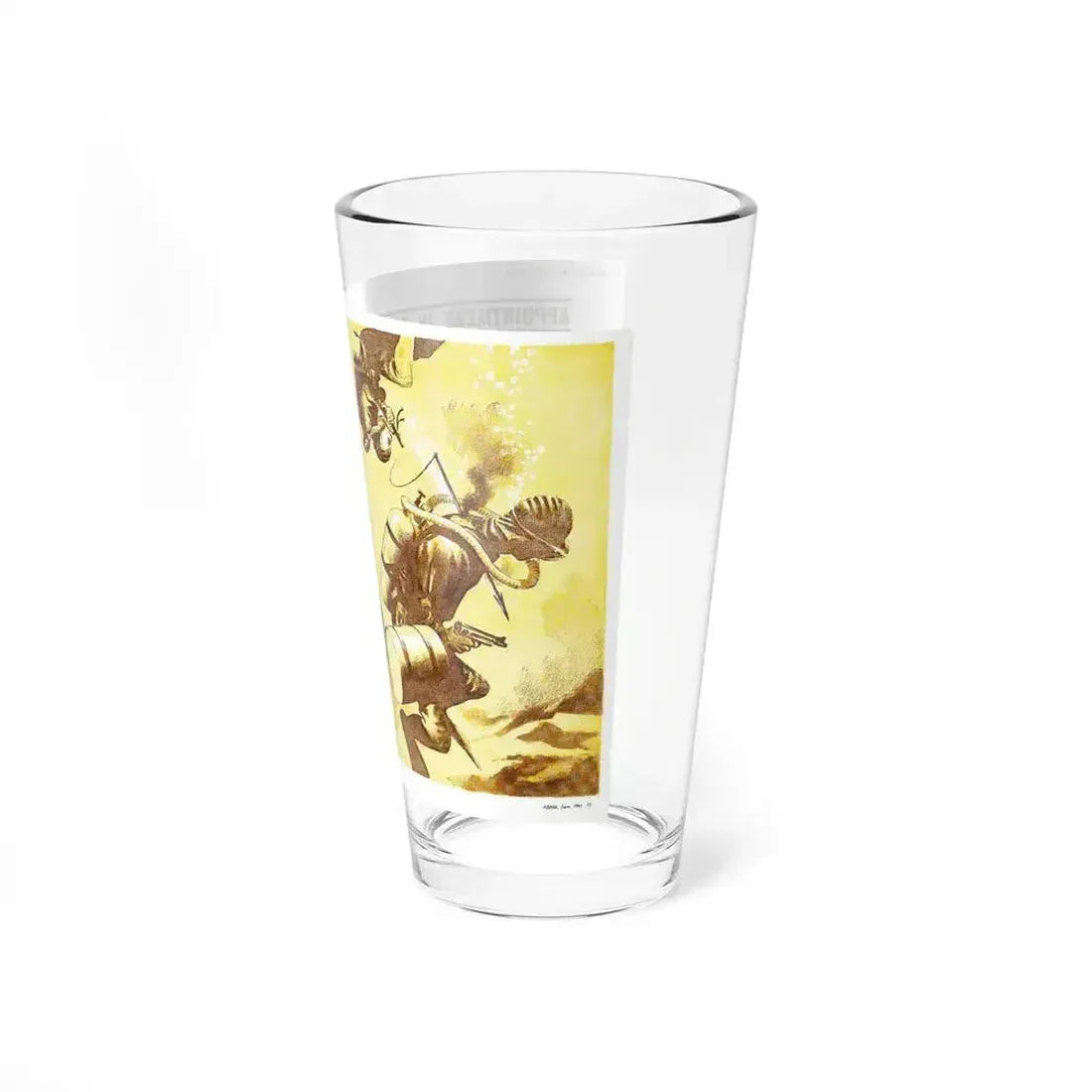 Appointment In Tangier, Adam magazine, June 1961 (Magazine Illustration) Pint Glass 16oz - Go Mug Yourself