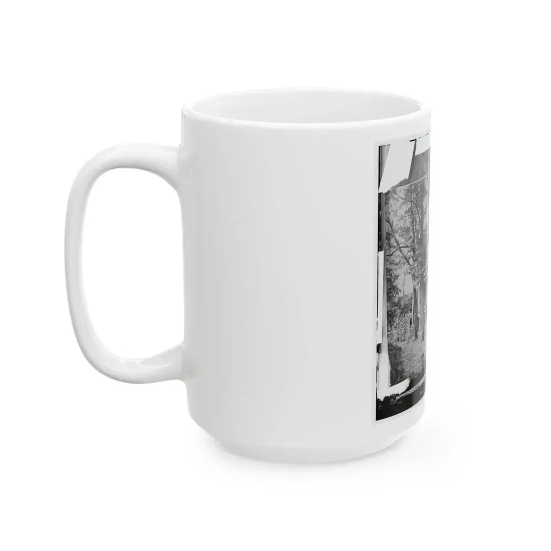 Appomattox Court House, Virginia. Mclean House 001 (U.S. Civil War) White Coffee Mug - Go Mug Yourself