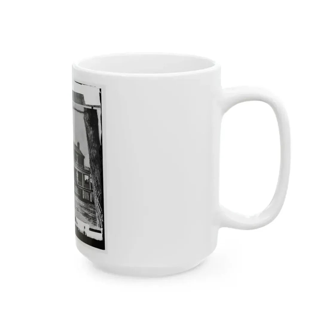 Appomattox Court House, Virginia. Mclean House 001 (U.S. Civil War) White Coffee Mug - Go Mug Yourself