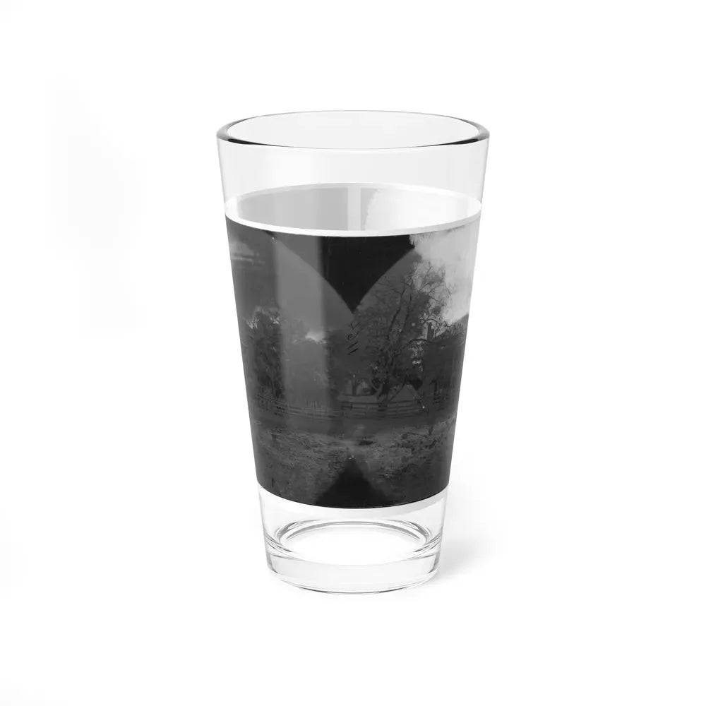 Appomattox Court House, Virginia. View Of Court House And Soldiers (U.S. Civil War) Pint Glass 16oz 16oz - Go Mug Yourself