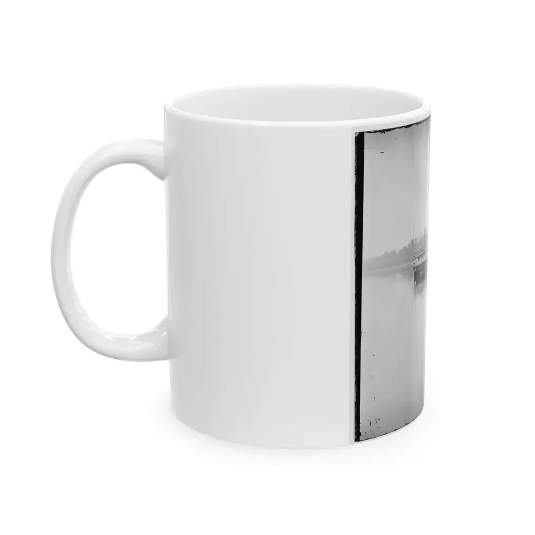 Appomattox River, Va.  U.S.S. Transport Washington Irving (U.S. Civil War) White Coffee Mug - Go Mug Yourself