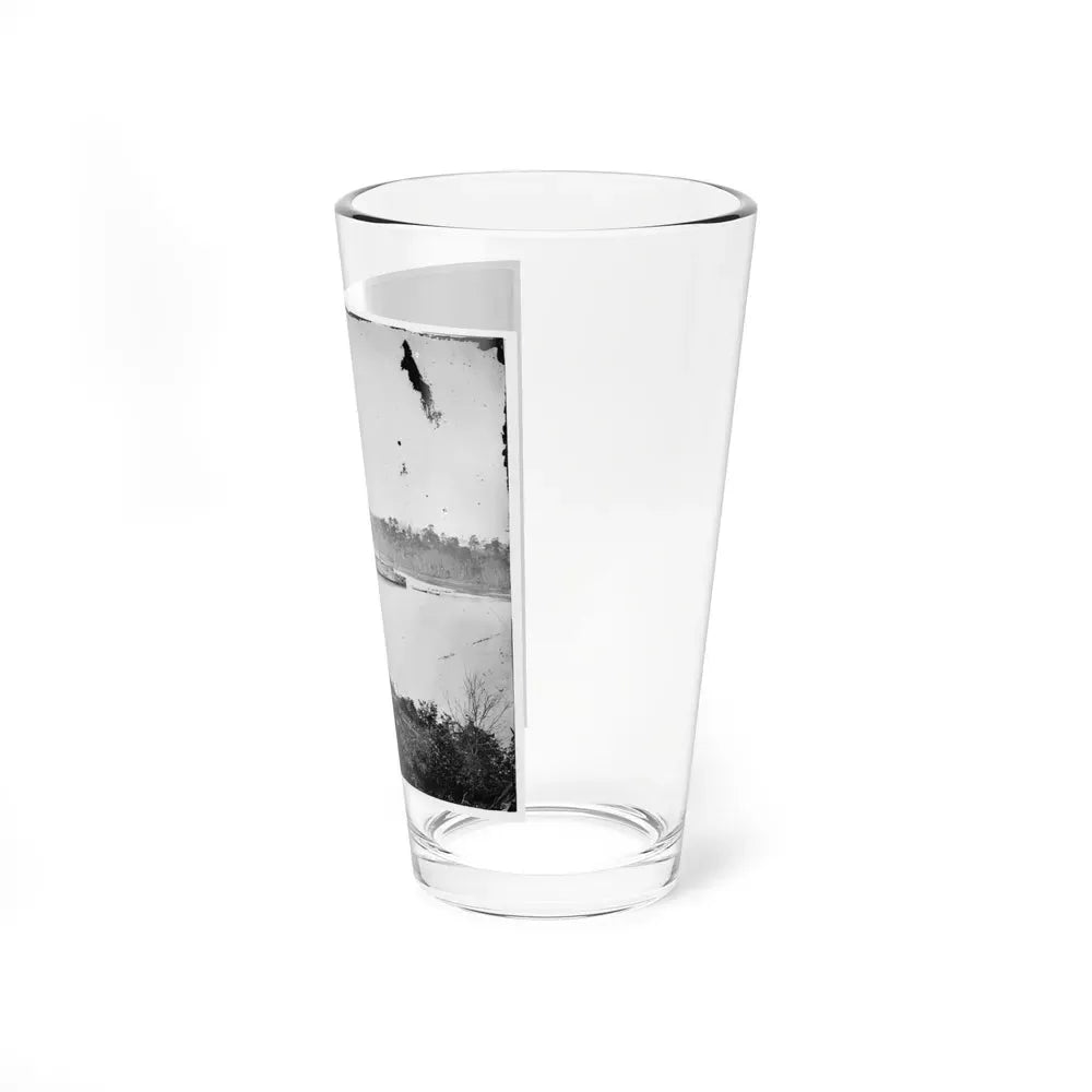 Appomattox River, Virginia. Boat On The Appomattox River-2 (U.S. Civil War) Pint Glass 16oz - Go Mug Yourself