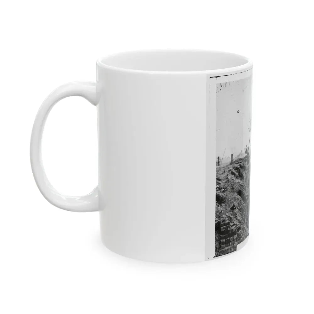 Appomattox River, Virginia. Boat On The Appomattox River-3 (U.S. Civil War) White Coffee Mug - Go Mug Yourself