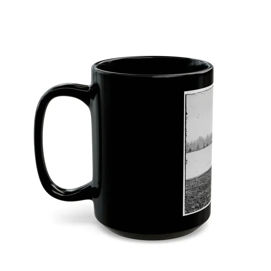 Appomattox River, Virginia. Boat On The Appomattox River (U.S. Civil War) Black Coffee Mug - Go Mug Yourself