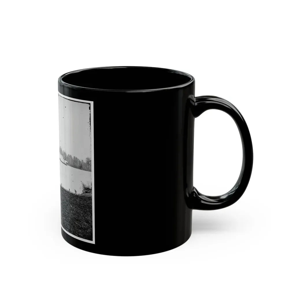 Appomattox River, Virginia. Boat On The Appomattox River (U.S. Civil War) Black Coffee Mug - Go Mug Yourself