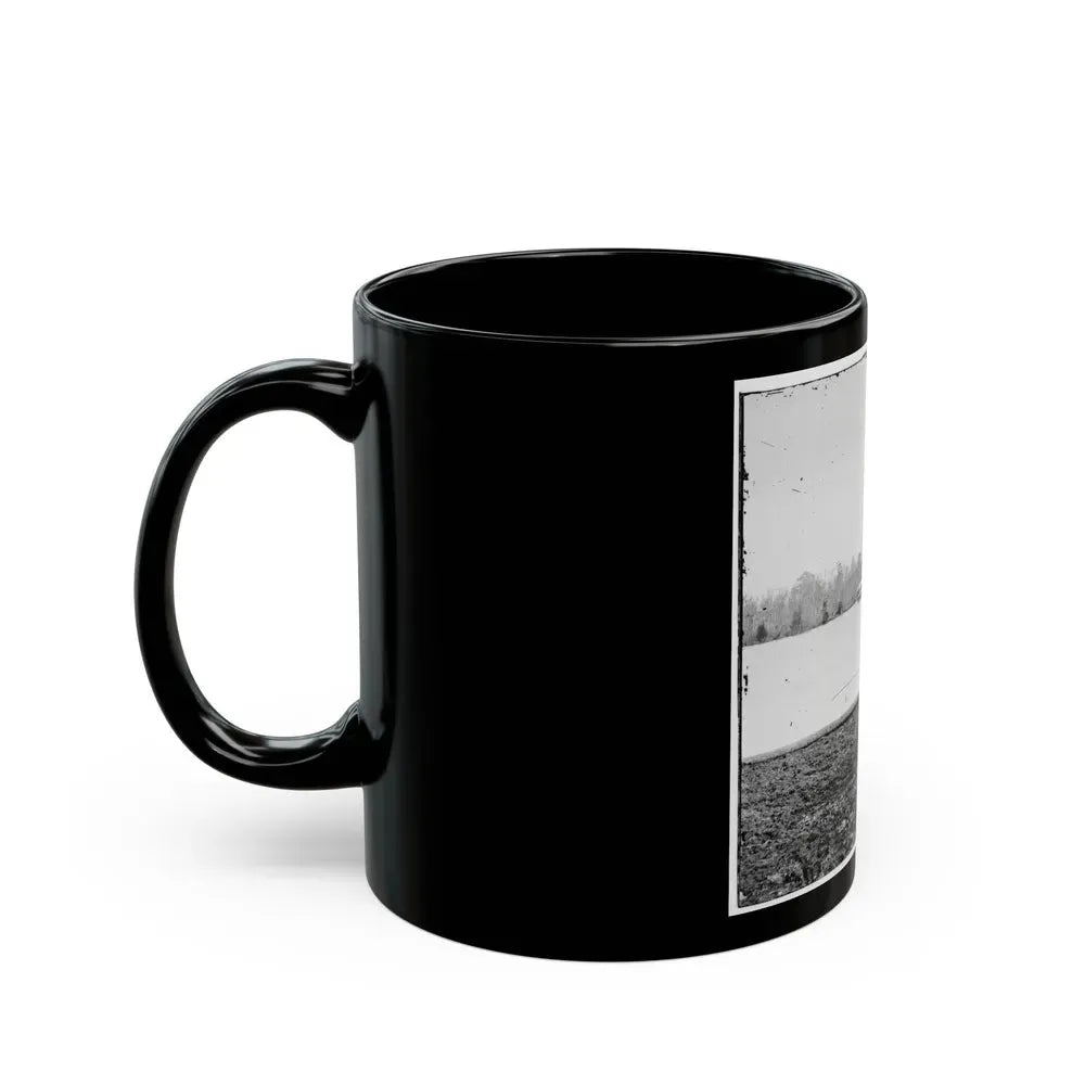 Appomattox River, Virginia. Boat On The Appomattox River (U.S. Civil War) Black Coffee Mug - Go Mug Yourself