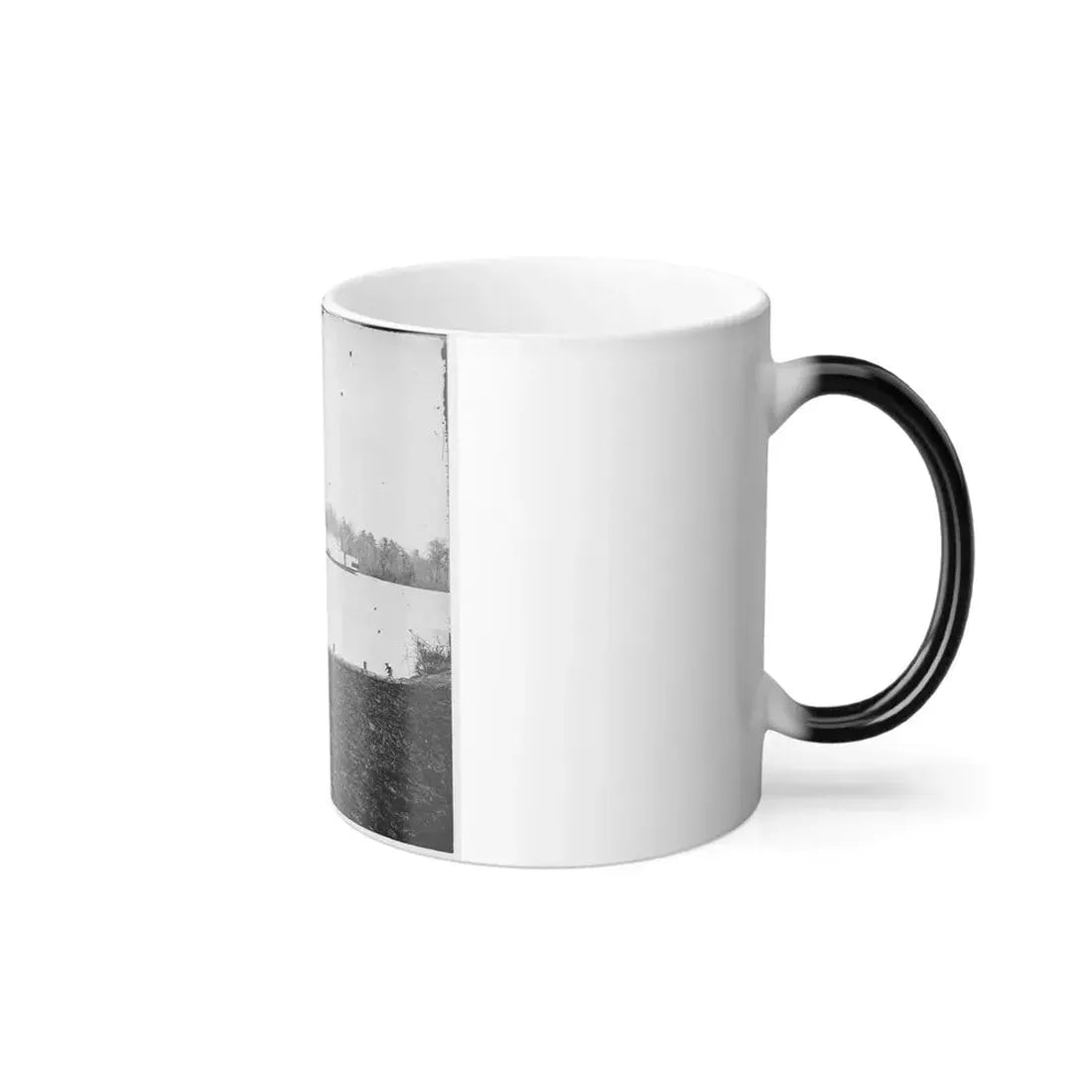 Appomattox River, Virginia. Boat on the Appomattox River (U.S. Civil War) Color Changing Coffee Mug 11oz - Go Mug Yourself