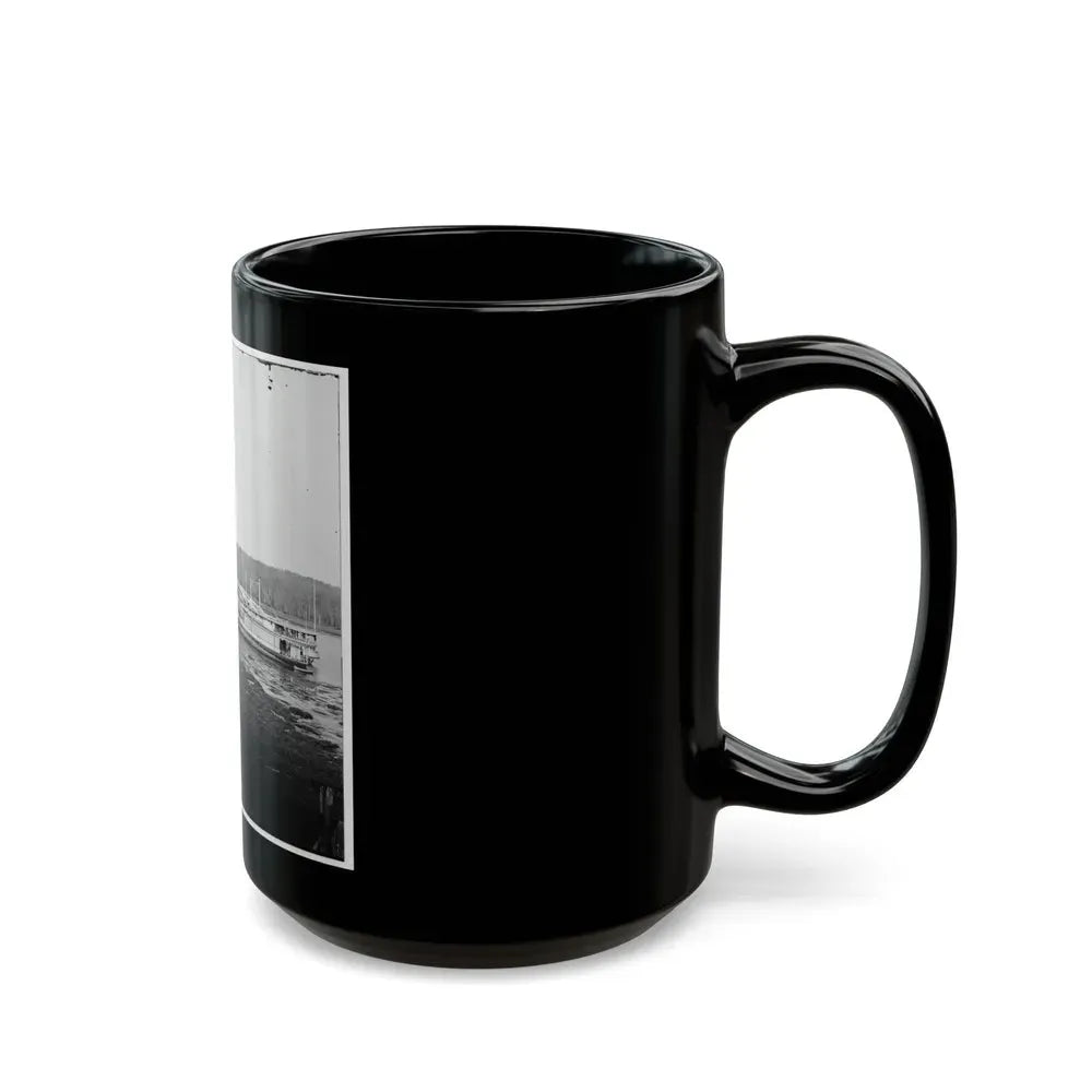 Appomattox River, Virginia. Medical Supply Boat Connecticut (U.S. Civil War) Black Coffee Mug - Go Mug Yourself