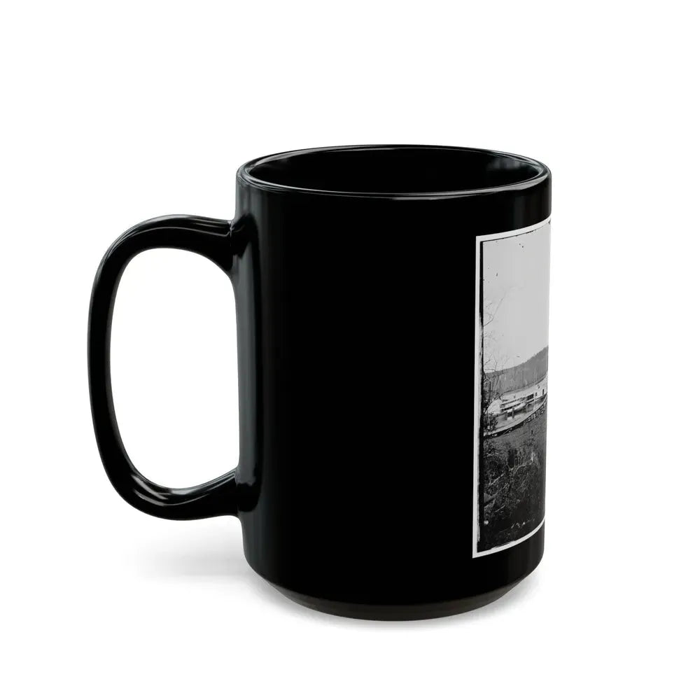 Appomattox River, Virginia. Medical Supply Boat Connecticut (U.S. Civil War) Black Coffee Mug - Go Mug Yourself