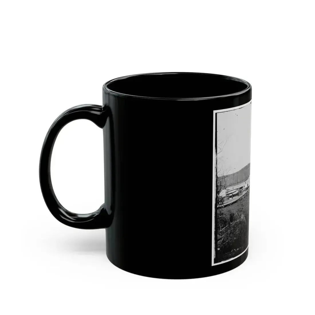 Appomattox River, Virginia. Medical Supply Boat Connecticut (U.S. Civil War) Black Coffee Mug - Go Mug Yourself