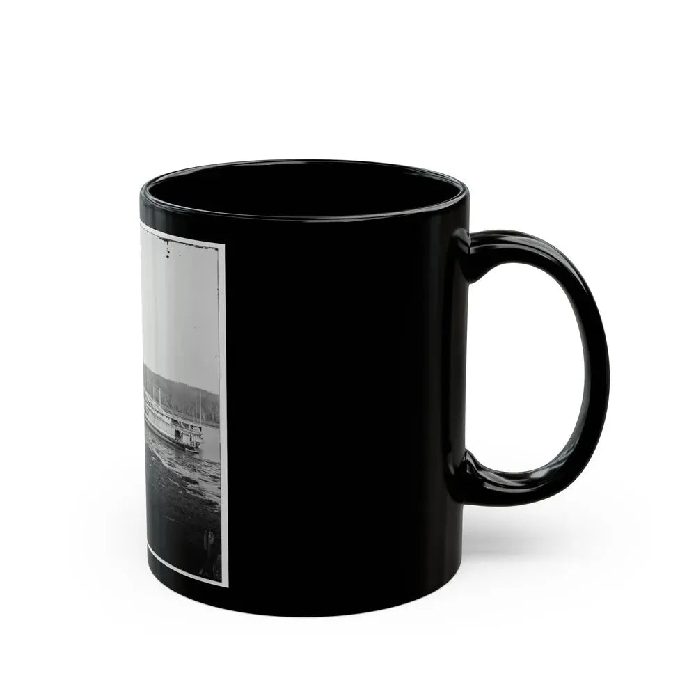 Appomattox River, Virginia. Medical Supply Boat Connecticut (U.S. Civil War) Black Coffee Mug - Go Mug Yourself