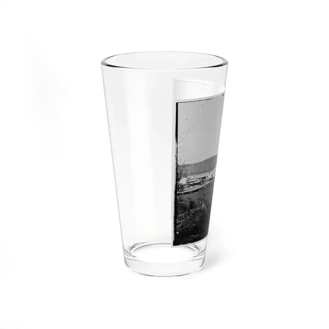 Appomattox River, Virginia. Medical Supply Boat Connecticut (U.S. Civil War) Pint Glass 16oz - Go Mug Yourself