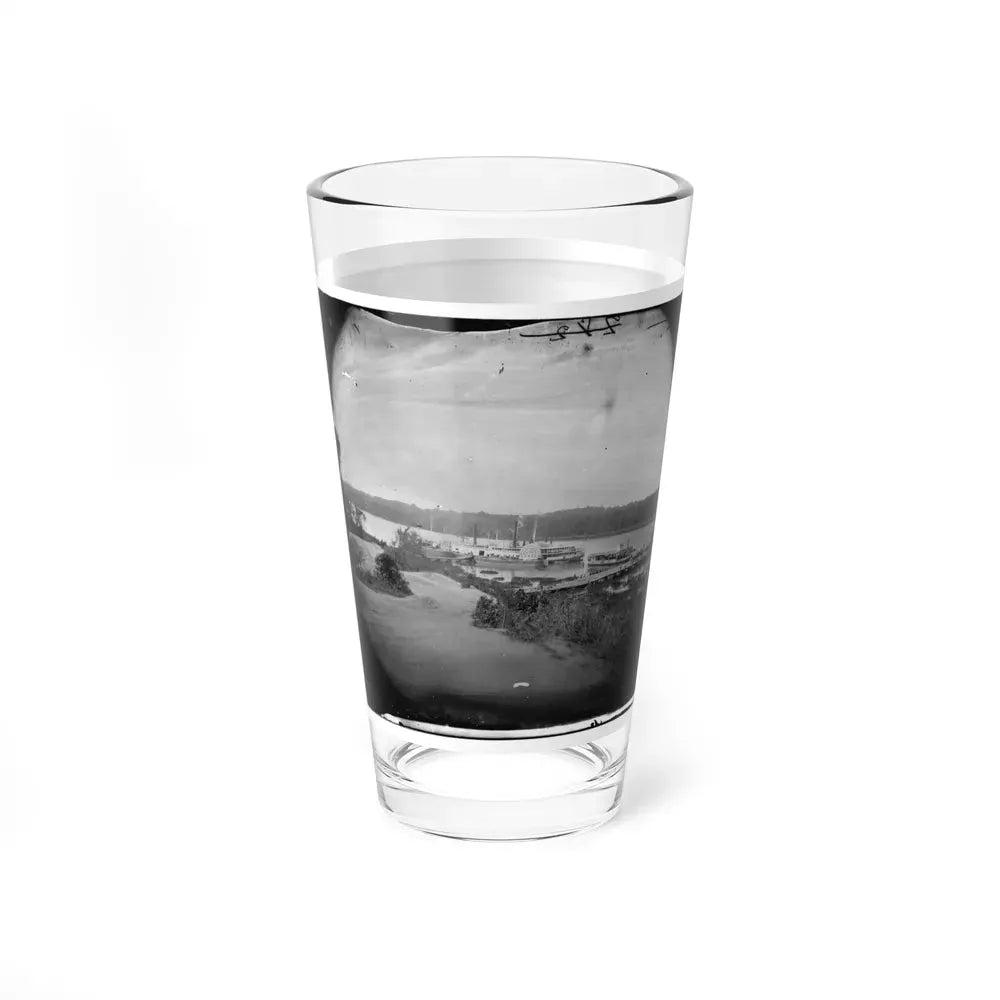 Appomattox River, Virginia. Medical Supply Boat Planter (U.S. Civil War) Pint Glass 16oz - Go Mug Yourself