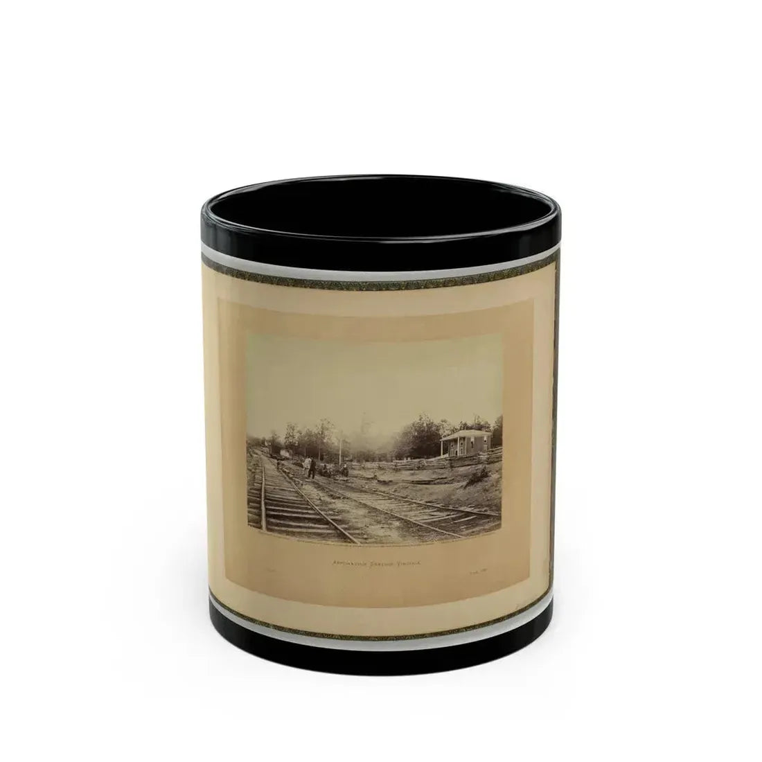 Appomattox Station, Virginia (U.S. Civil War) Black Coffee Mug 11oz - Go Mug Yourself