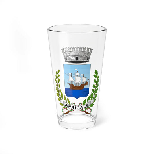 Apricale-Stemma (Italy) (Coat of Arms) Pint Glass 16oz 16oz - Go Mug Yourself