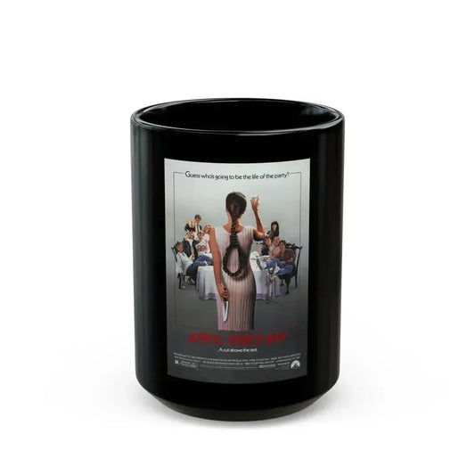 APRIL FOOL'S DAY 1986 Movie Poster - Black Coffee Mug 15oz - Go Mug Yourself