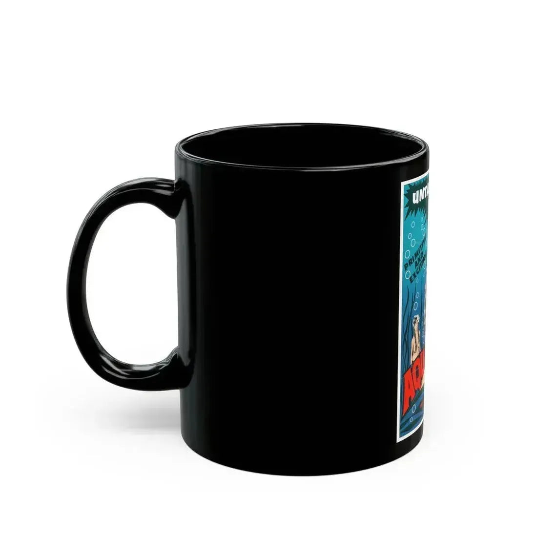 AQUA SEX (THE MERMAIDS OF TIBURON) 1962 Movie Poster - Black Coffee Mug - Go Mug Yourself