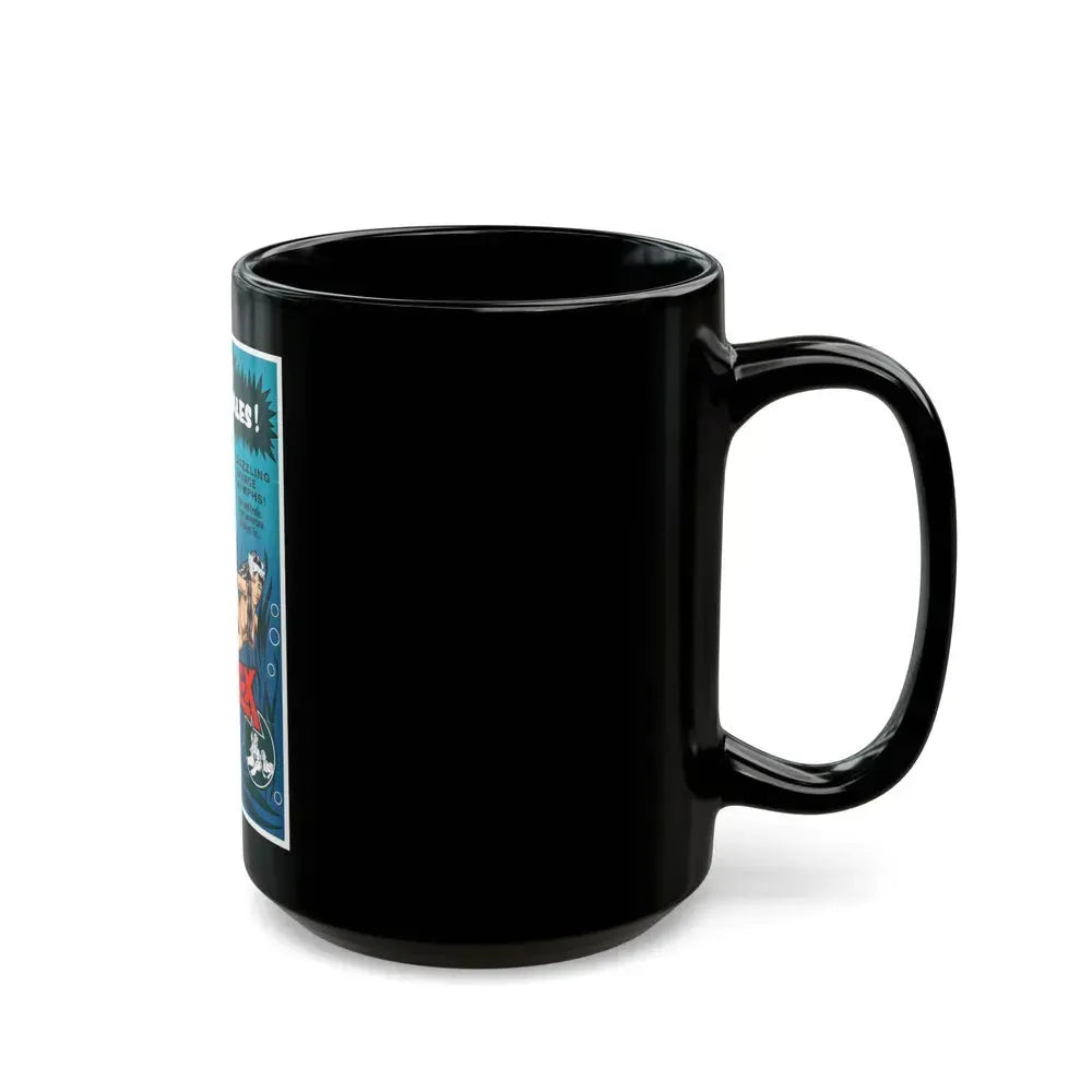 AQUA SEX (THE MERMAIDS OF TIBURON) 1962 Movie Poster - Black Coffee Mug - Go Mug Yourself