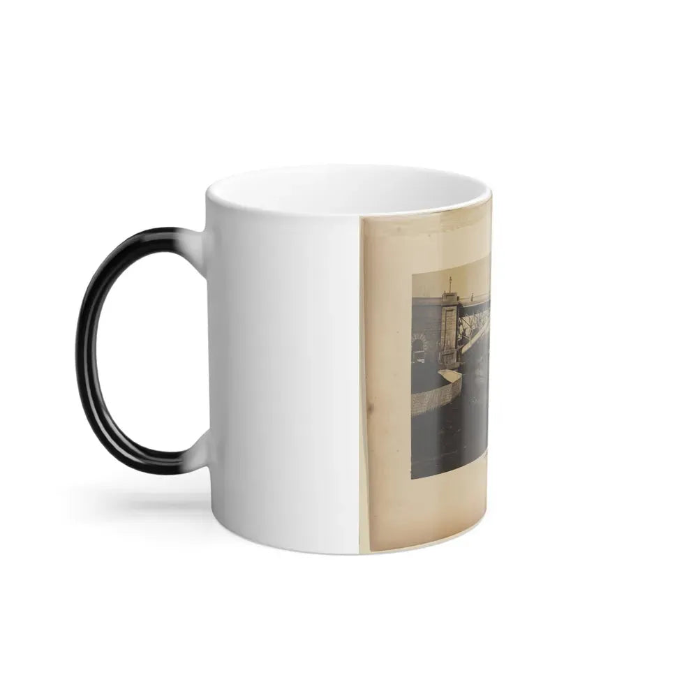 Aqueduct Bridge, Georgetown, D.C., Erected by Maj. Gen. M.C. Meigs (U.S. Civil War) Color Changing Coffee Mug 11oz - Go Mug Yourself