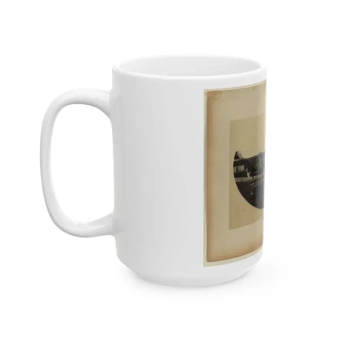 Aqueduct Bridge, Georgetown, D.C., General View (U.S. Civil War) White Coffee Mug - Go Mug Yourself