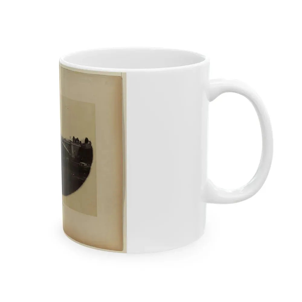 Aqueduct Bridge, Georgetown, D.C., General View (U.S. Civil War) White Coffee Mug - Go Mug Yourself