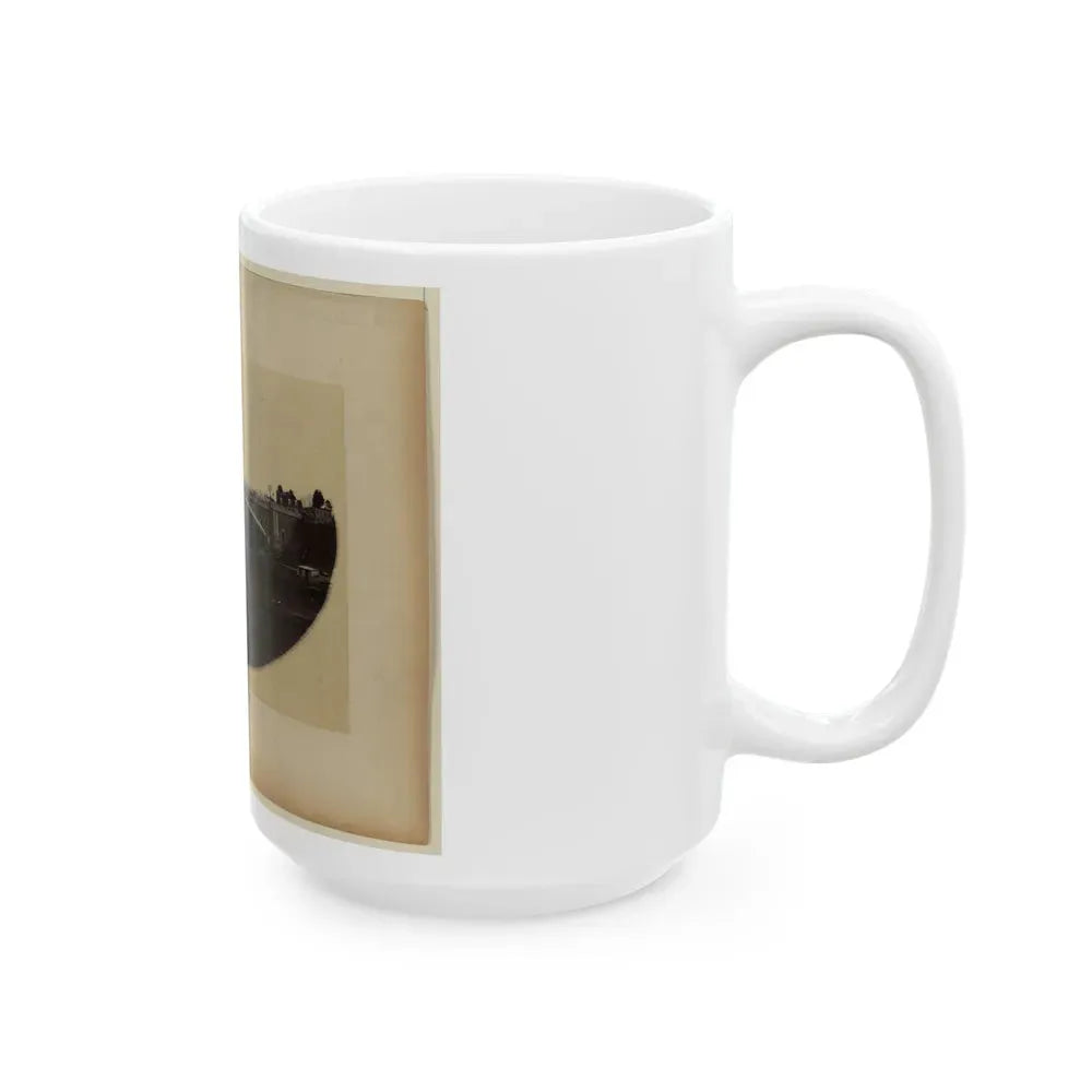 Aqueduct Bridge, Georgetown, D.C., General View (U.S. Civil War) White Coffee Mug - Go Mug Yourself