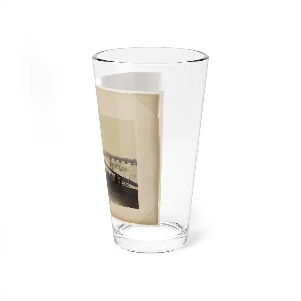 Aqueduct Bridge, Georgetown, D.C., Looking Toward Washington (U.S. Civil War) Pint Glass 16oz - Go Mug Yourself