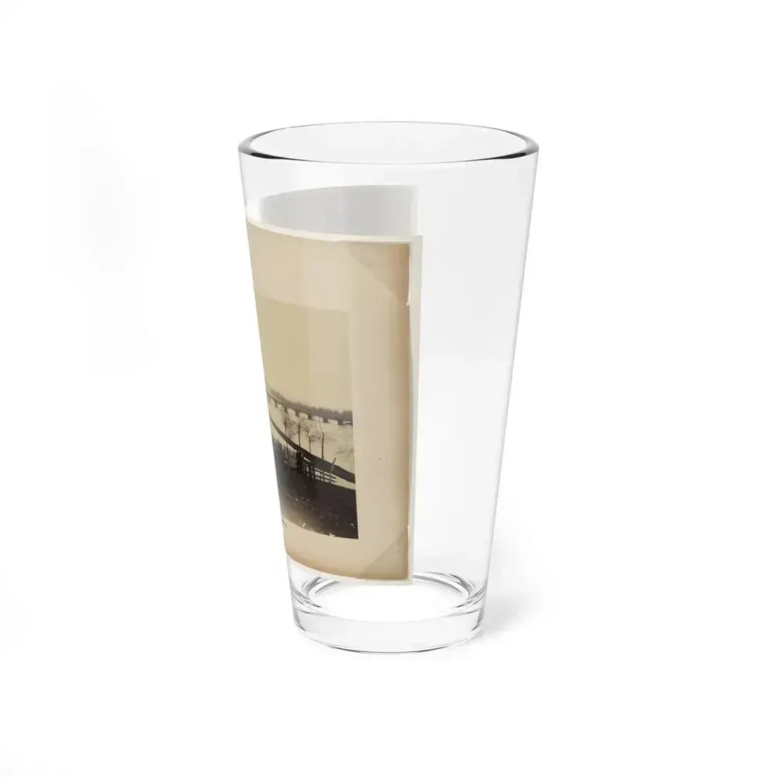 Aqueduct Bridge, Georgetown, D.C., Looking Toward Washington (U.S. Civil War) Pint Glass 16oz - Go Mug Yourself