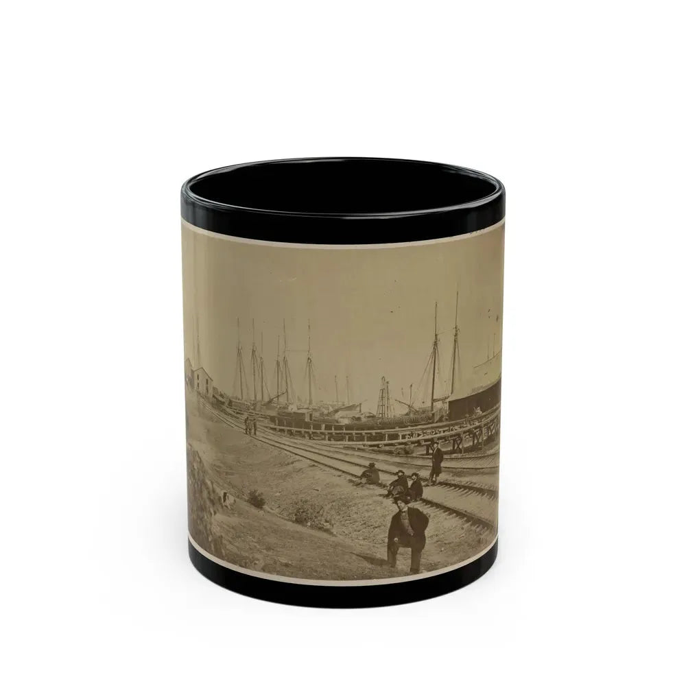 Aquia Creek Landing (U.S. Civil War) Black Coffee Mug 11oz - Go Mug Yourself