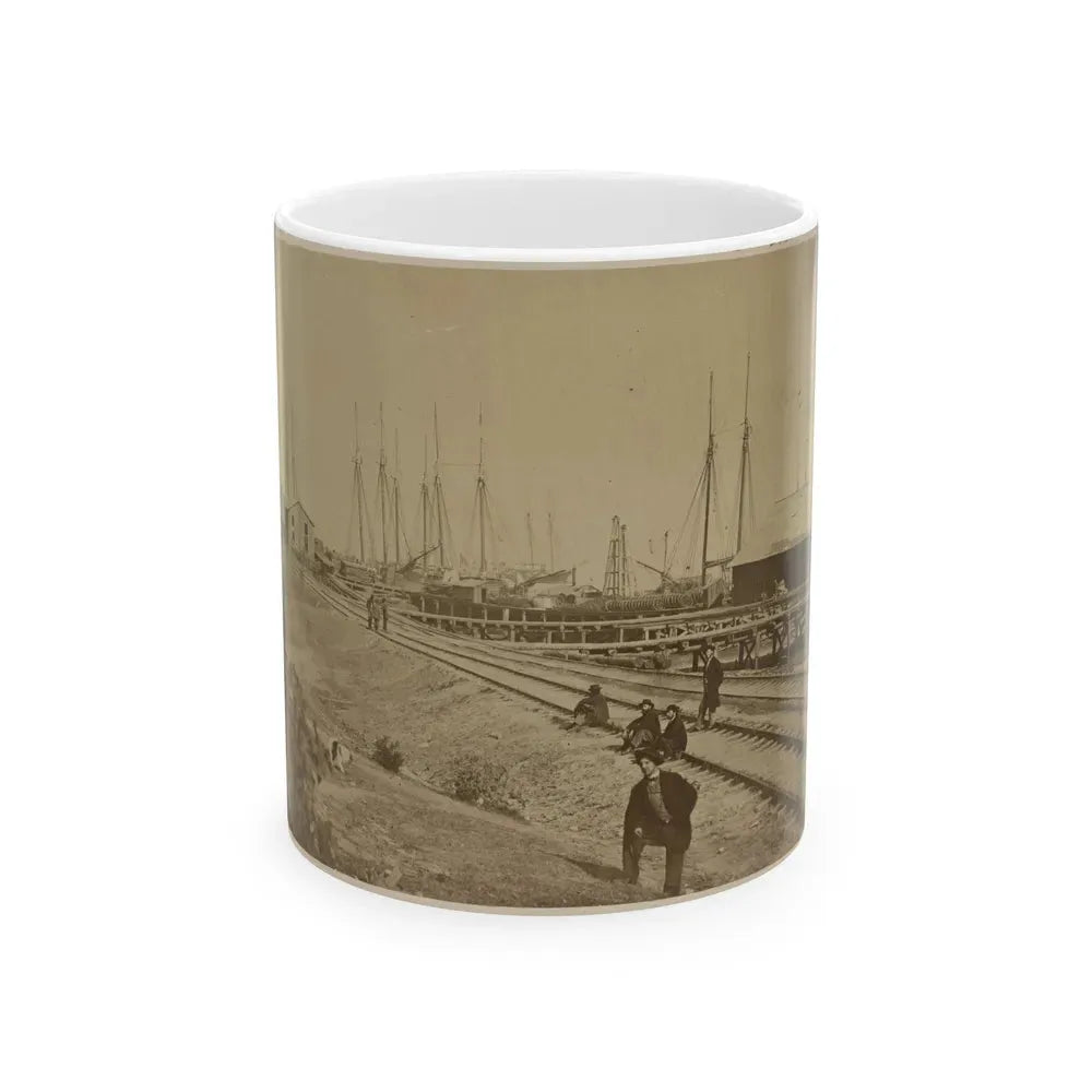 Aquia Creek Landing (U.S. Civil War) White Coffee Mug - Go Mug Yourself