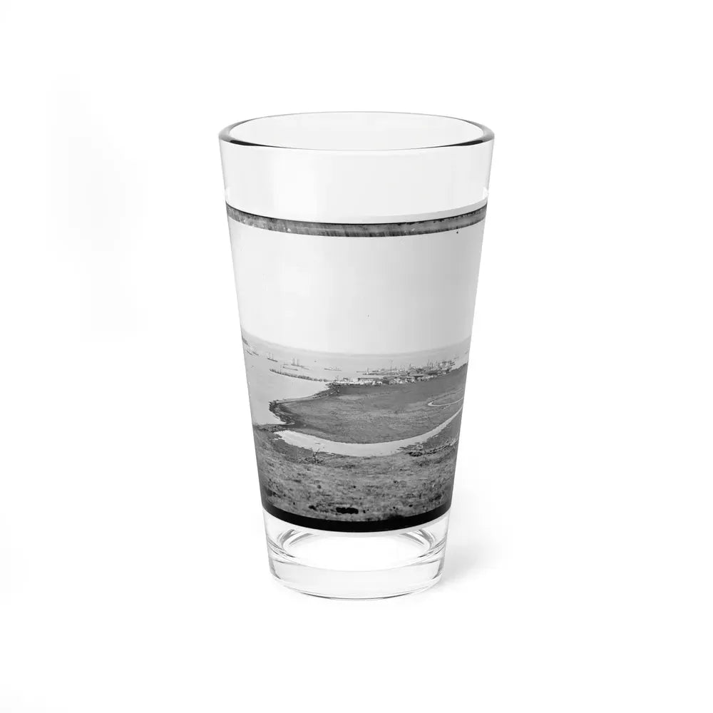 Aquia Creek Landing, Virginia. Distant View Of Federal Supply Depot (U.S. Civil War) Pint Glass 16oz 16oz - Go Mug Yourself