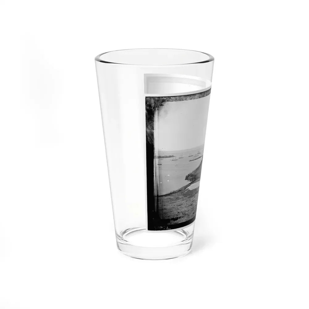Aquia Creek Landing, Virginia. Distant View Of Federal Supply Depot (U.S. Civil War) Pint Glass 16oz - Go Mug Yourself