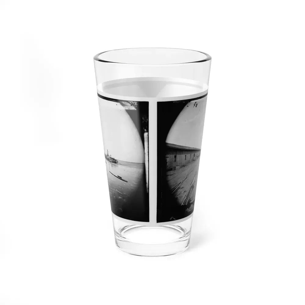 Aquia Creek Landing, Virginia. View Of Wharf (U.S. Civil War) Pint Glass 16oz - Go Mug Yourself
