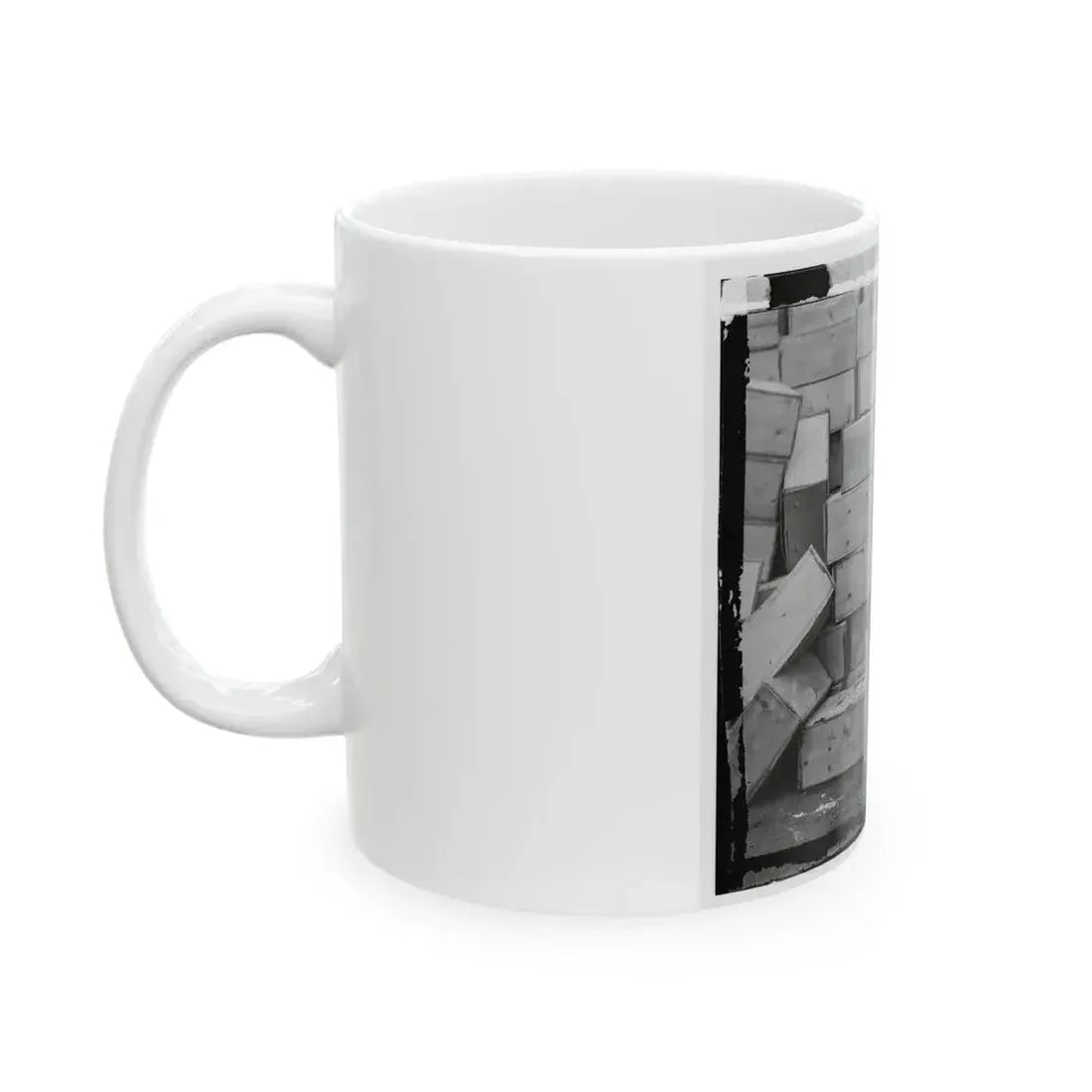 Aquia Creek, Virginia. Captain J.W. Forsyth, The Provost Marshall (U.S. Civil War) White Coffee Mug - Go Mug Yourself