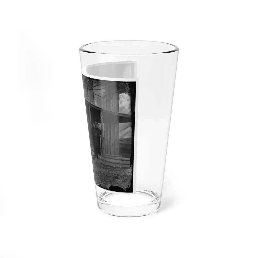 Aquia Creek, Virginia. Group Standing In Front Of Hospital (U.S. Civil War) Pint Glass 16oz - Go Mug Yourself
