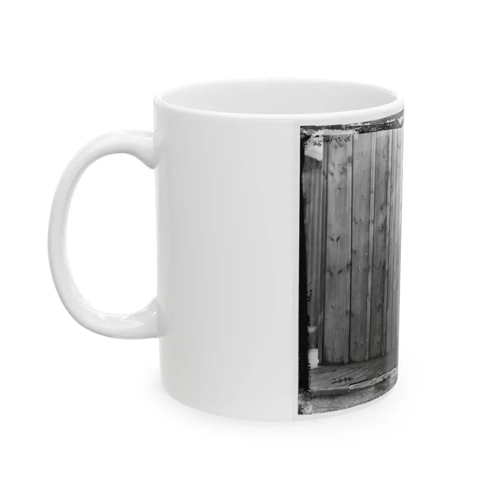 Aquia Crek Landing, Virginia. Capt. T.E. Hall, Assist. Quartermaster (U.S. Civil War) White Coffee Mug - Go Mug Yourself