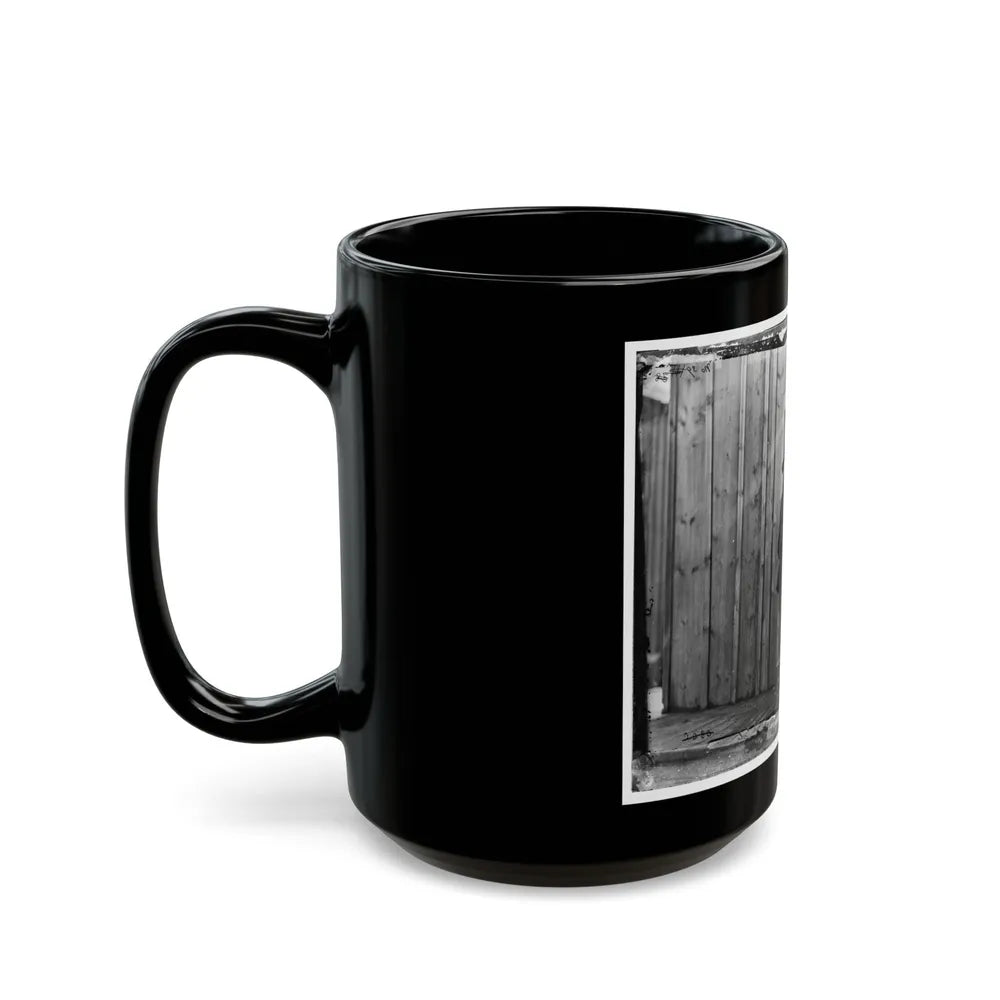Aquia Crek Landing, Virginia. Capt. T.E. Hall, Assist. Quartermaster (U.S. Civil War) Black Coffee Mug-Go Mug Yourself