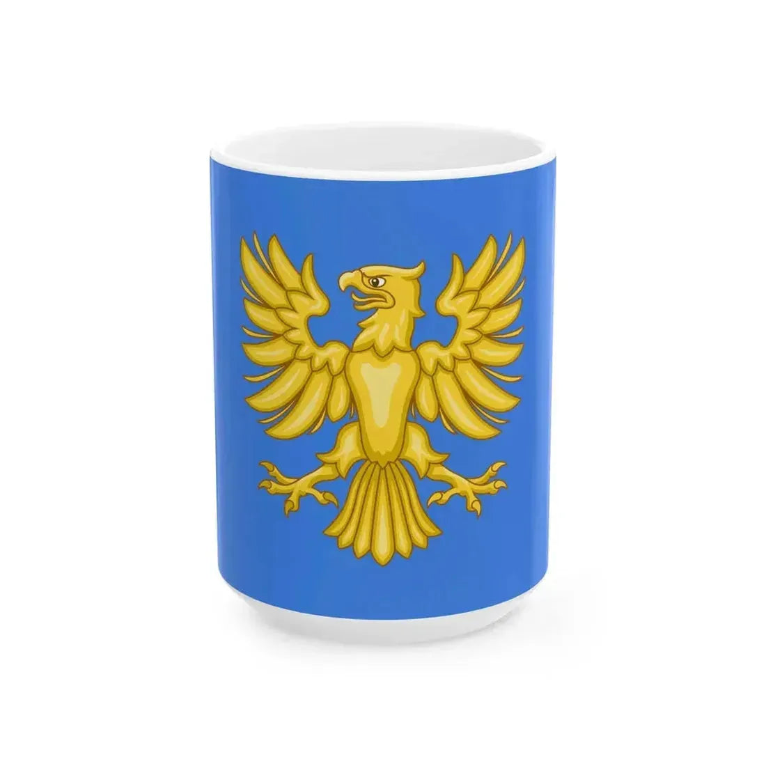 Aquileia-Bandiera (Italy) White Coffee Mug 15oz - Go Mug Yourself