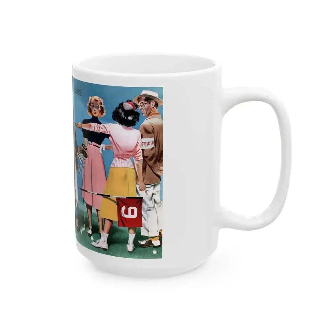 Arabella and the Susquehanna, Collier's, April 23, 1949 - White Coffee Mug - Go Mug Yourself