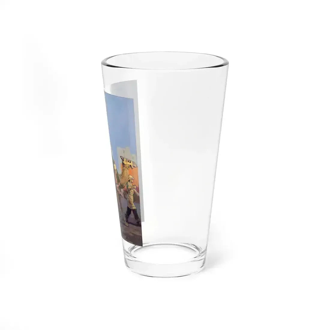 Arabian Scene, magazine cover art (Magazine Illustration) Pint Glass 16oz - Go Mug Yourself