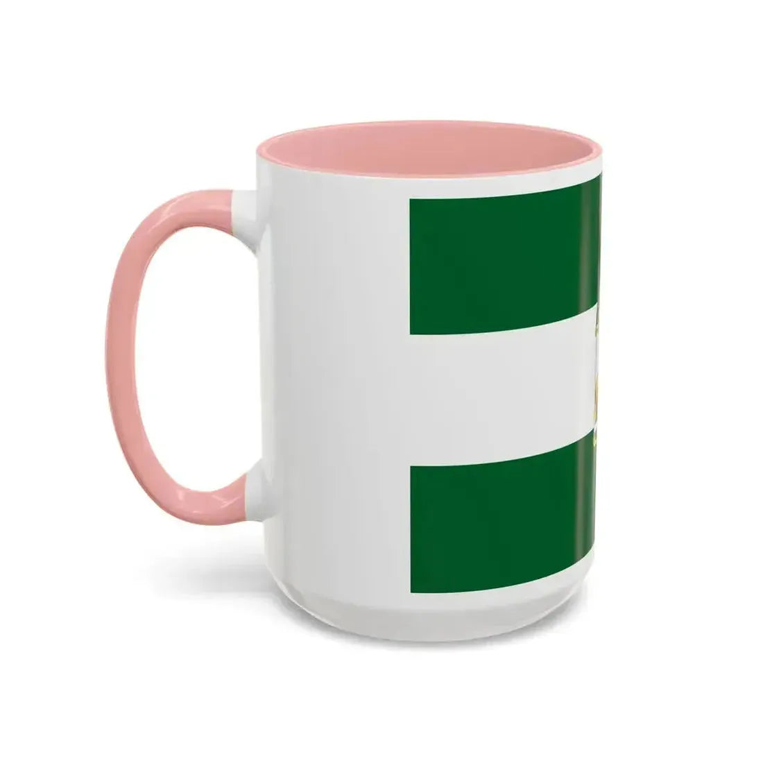 Arbonaida the Flag of Andalusia Spain - Accent Coffee Mug - Go Mug Yourself