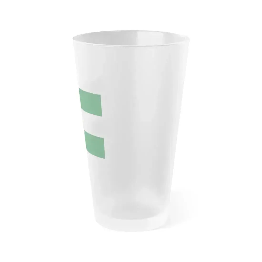 Arbonaida the Flag of Andalusia Spain - Frosted Pint Glass 16oz - Go Mug Yourself