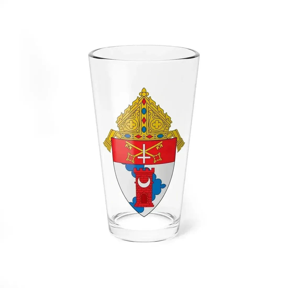 Archdiocese of Kansas City in Kansas - Pint Glass 16oz 16oz - Go Mug Yourself