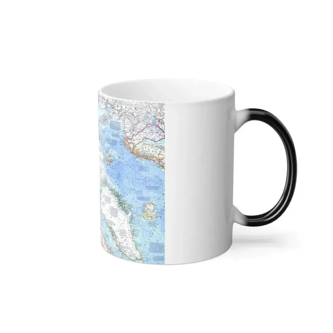 Arctic Ocean (1971) (Map) Color Changing Mug 11oz - Go Mug Yourself
